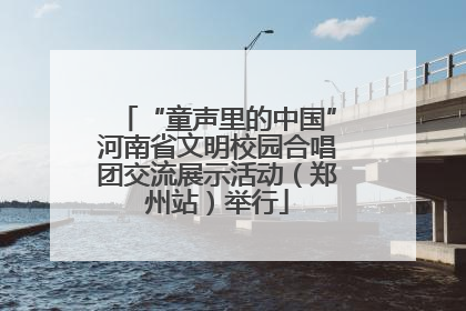 “童声里的中国”河南省文明校园合唱团交流展示活动（郑州站）举行