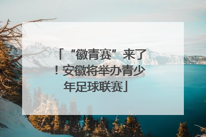 “徽青赛”来了！安徽将举办青少年足球联赛