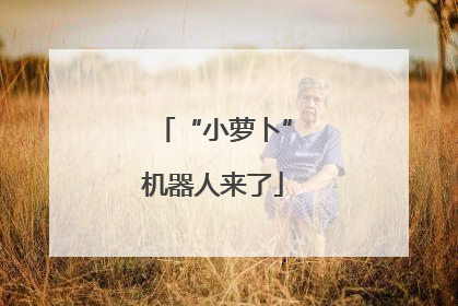“小萝卜”机器人来了