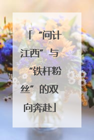 “问计江西”与“铁杆粉丝”的双向奔赴