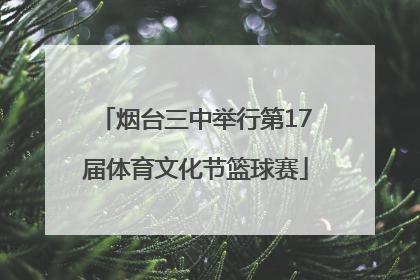 烟台三中举行第17届体育文化节篮球赛