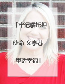 牢记嘱托担使命 文亭巷里话幸福
