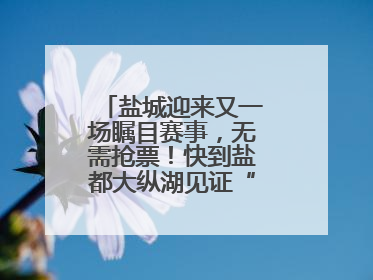 盐城迎来又一场瞩目赛事，无需抢票！快到盐都大纵湖见证“铁人”诞生