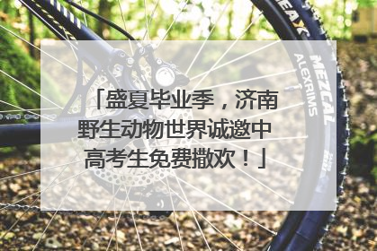 盛夏毕业季，济南野生动物世界诚邀中高考生免费撒欢！