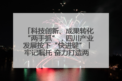 科技创新、成果转化“两手抓”，四川产业发展按下“快进键”丨牢记嘱托 奋力打造两高地两基地一屏障