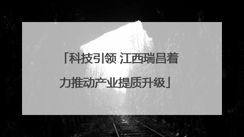 科技引领 江西瑞昌着力推动产业提质升级