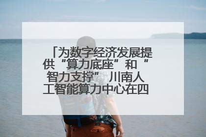 为数字经济发展提供“算力底座”和“智力支撑” 川南人工智能算力中心在四川泸州启动