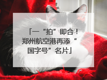 一“拍”即合！郑州航空港再添“国字号”名片