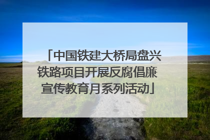 中国铁建大桥局盘兴铁路项目开展反腐倡廉宣传教育月系列活动