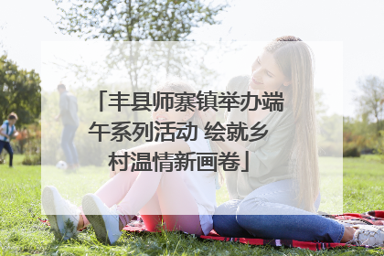 丰县师寨镇举办端午系列活动 绘就乡村温情新画卷