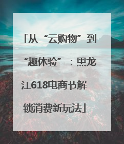 从“云购物”到“趣体验”：黑龙江618电商节解锁消费新玩法