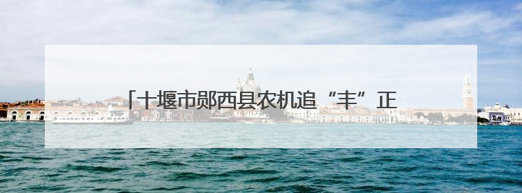 十堰市郧西县农机追“丰”正当时 打赢“三夏”促增收