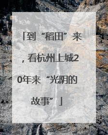 到“稻田”来，看杭州上城20年来“光阴的故事”