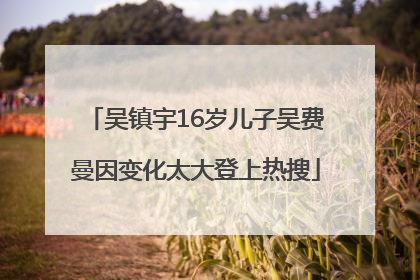 吴镇宇16岁儿子吴费曼因变化太大登上热搜