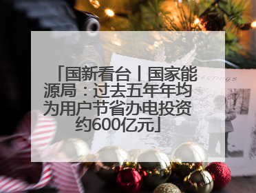 国新看台丨国家能源局：过去五年年均为用户节省办电投资约600亿元