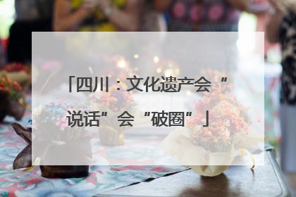 四川：文化遗产会“说话”会“破圈”