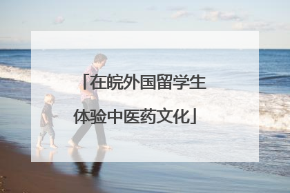 在皖外国留学生体验中医药文化