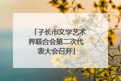 子长市文学艺术界联合会第二次代表大会召开