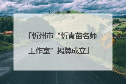 忻州市“忻青苗名师工作室”揭牌成立