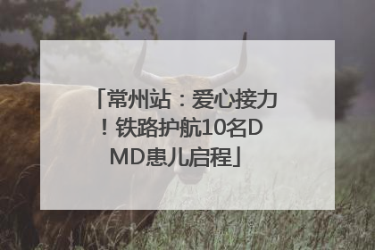 常州站：爱心接力！铁路护航10名DMD患儿启程