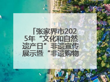 张家界市2025年“文化和自然遗产日”非遗宣传展示暨“非遗购物节”活动在慈利县盛大启幕