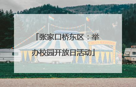 张家口桥东区：举办校园开放日活动