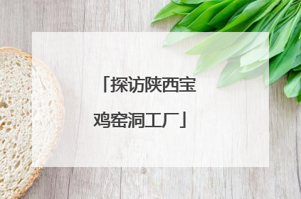 探访陕西宝鸡窑洞工厂