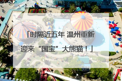时隔近五年 温州重新迎来“国宝”大熊猫！