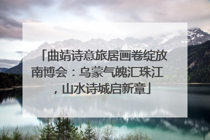 曲靖诗意旅居画卷绽放南博会：乌蒙气魄汇珠江，山水诗城启新章