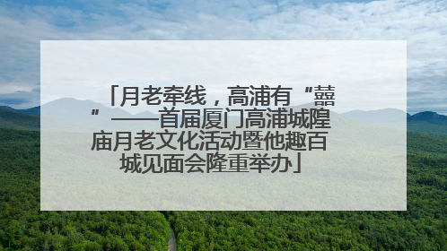 月老牵线，高浦有“囍”——首届厦门高浦城隍庙月老文化活动暨他趣百城见面会隆重举办