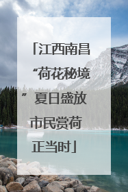 江西南昌“荷花秘境”夏日盛放 市民赏荷正当时