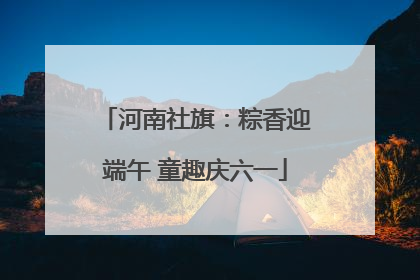 河南社旗：粽香迎端午 童趣庆六一