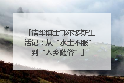 清华博士鄂尔多斯生活记：从“水土不服”到“入乡随俗”