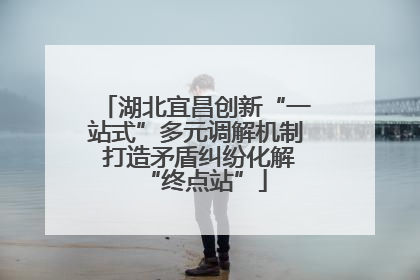 湖北宜昌创新“一站式”多元调解机制 打造矛盾纠纷化解“终点站”