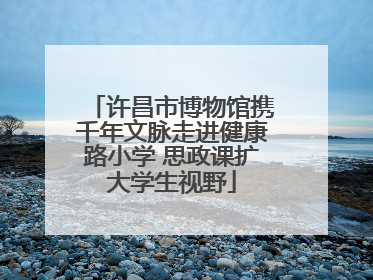 许昌市博物馆携千年文脉走进健康路小学 思政课扩大学生视野
