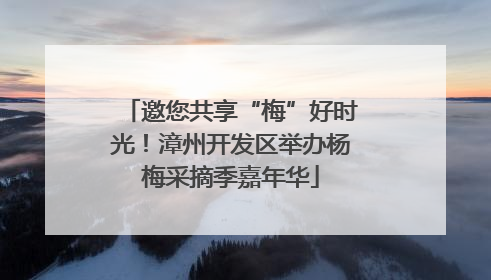 邀您共享“梅”好时光！漳州开发区举办杨梅采摘季嘉年华