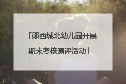 郧西城北幼儿园开展期末考核测评活动