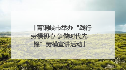 青铜峡市举办“践行劳模初心 争做时代先锋”劳模宣讲活动