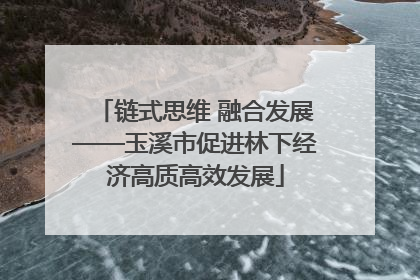 链式思维 融合发展——玉溪市促进林下经济高质高效发展