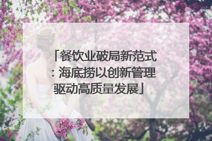 餐饮业破局新范式：海底捞以创新管理驱动高质量发展