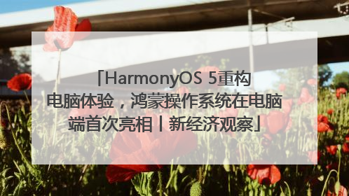 HarmonyOS 5重构电脑体验，鸿蒙操作系统在电脑端首次亮相丨新经济观察